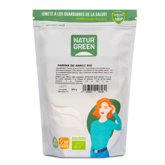 Harina de Arroz Ecológica 500 g NaturGreen