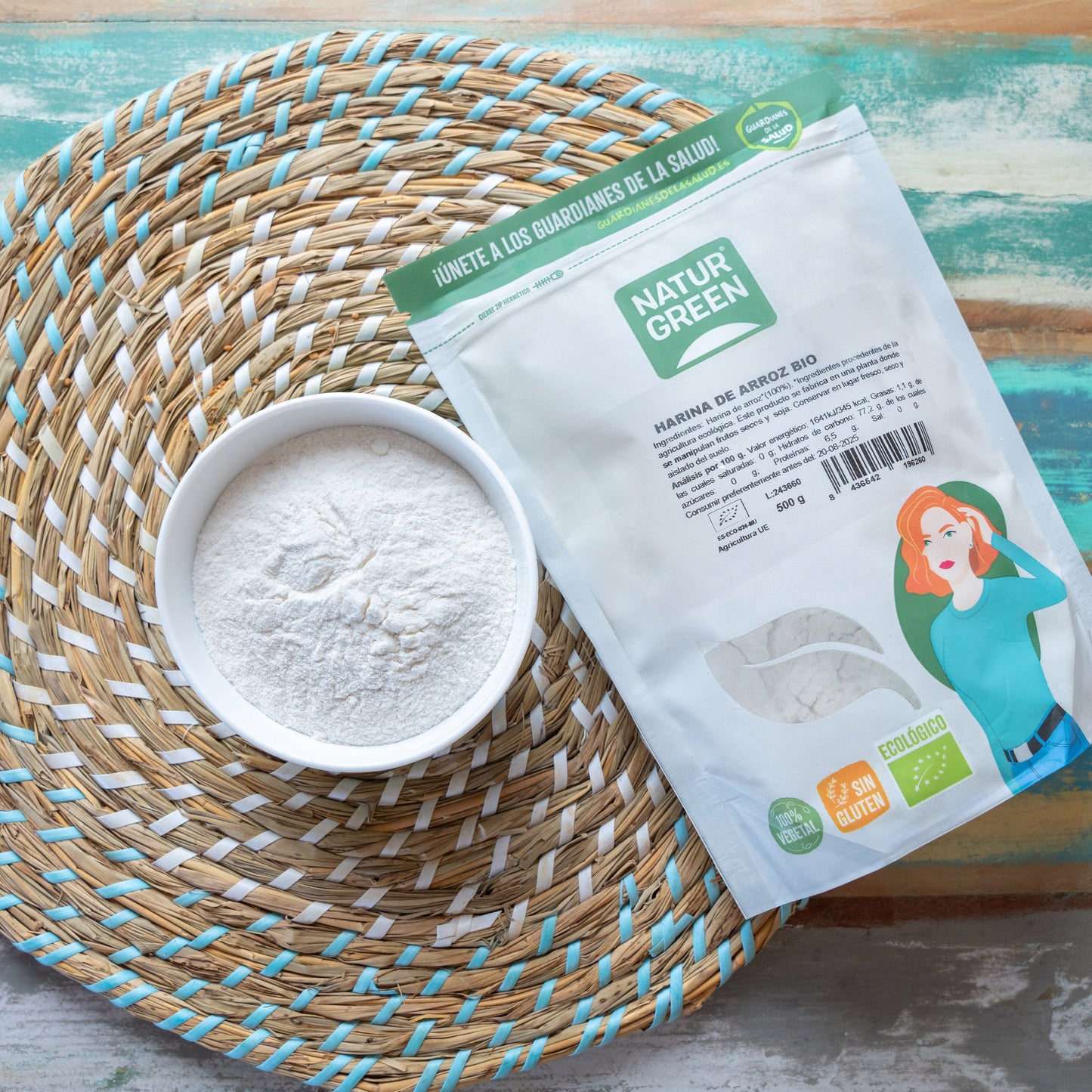 Harina de Arroz Ecológica 500 g NaturGreen