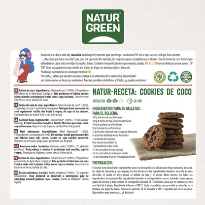 Harina de Coco Ecológica 500 g NaturGreen