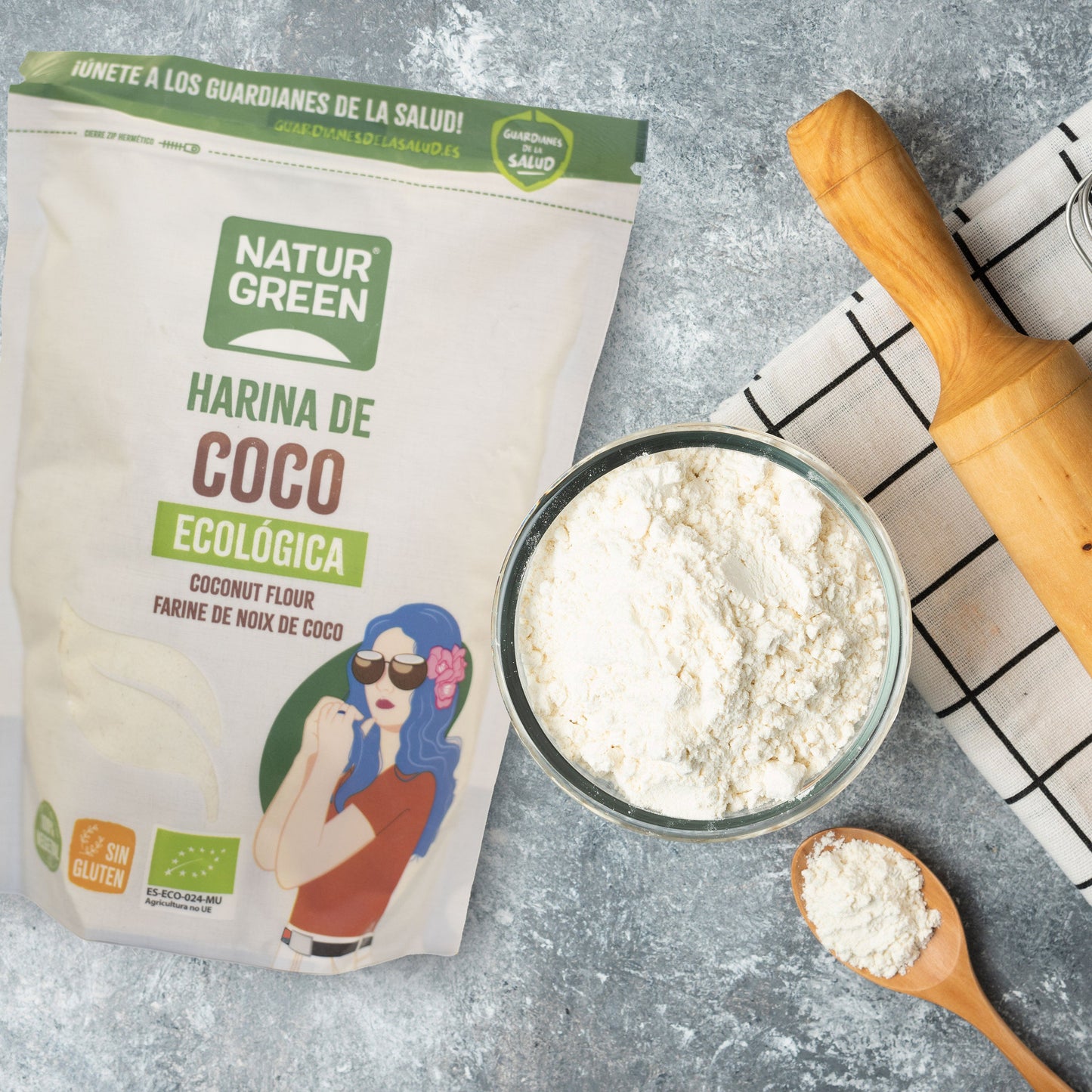 Harina de Coco Ecológica 500 g NaturGreen