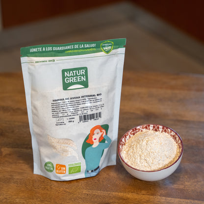 Harina de Avena Integral Bio 500g NaturGreen