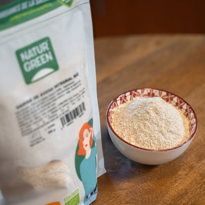 Pack 8x Harina de Avena Integral Bio 500g NaturGreen