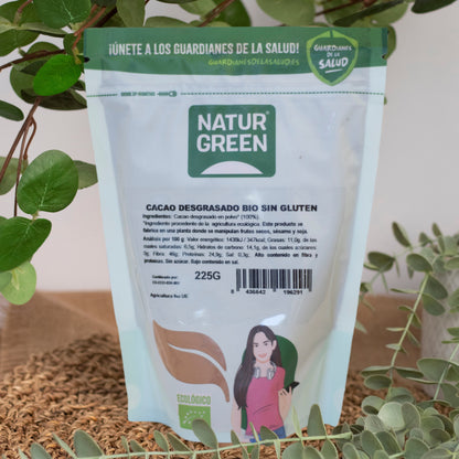 Cacao Desgrasado Bio 225g NaturGreen