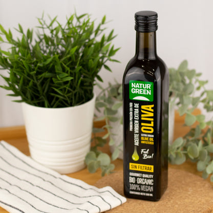 Aceite de Oliva Virgen Extra Sin Filtrar Bio 500 ml NaturGreen