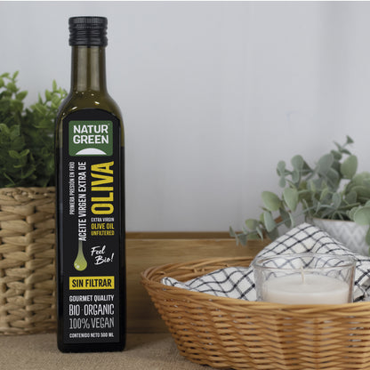 Aceite de Oliva Virgen Extra Sin Filtrar Bio 500 ml NaturGreen