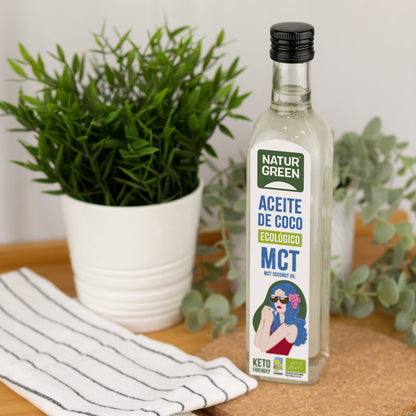 Pack 6x Aceite de Coco MCT Bio 500 ml NaturGreen