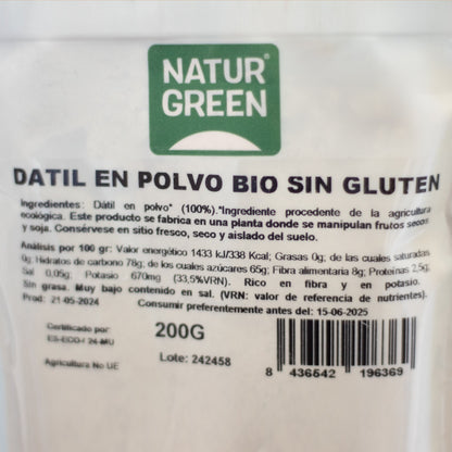 Harina de Dátil Bio 200 g NaturGreen