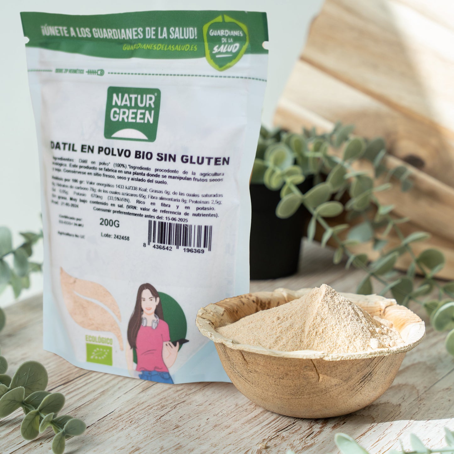 Harina de Dátil Bio 200 g NaturGreen