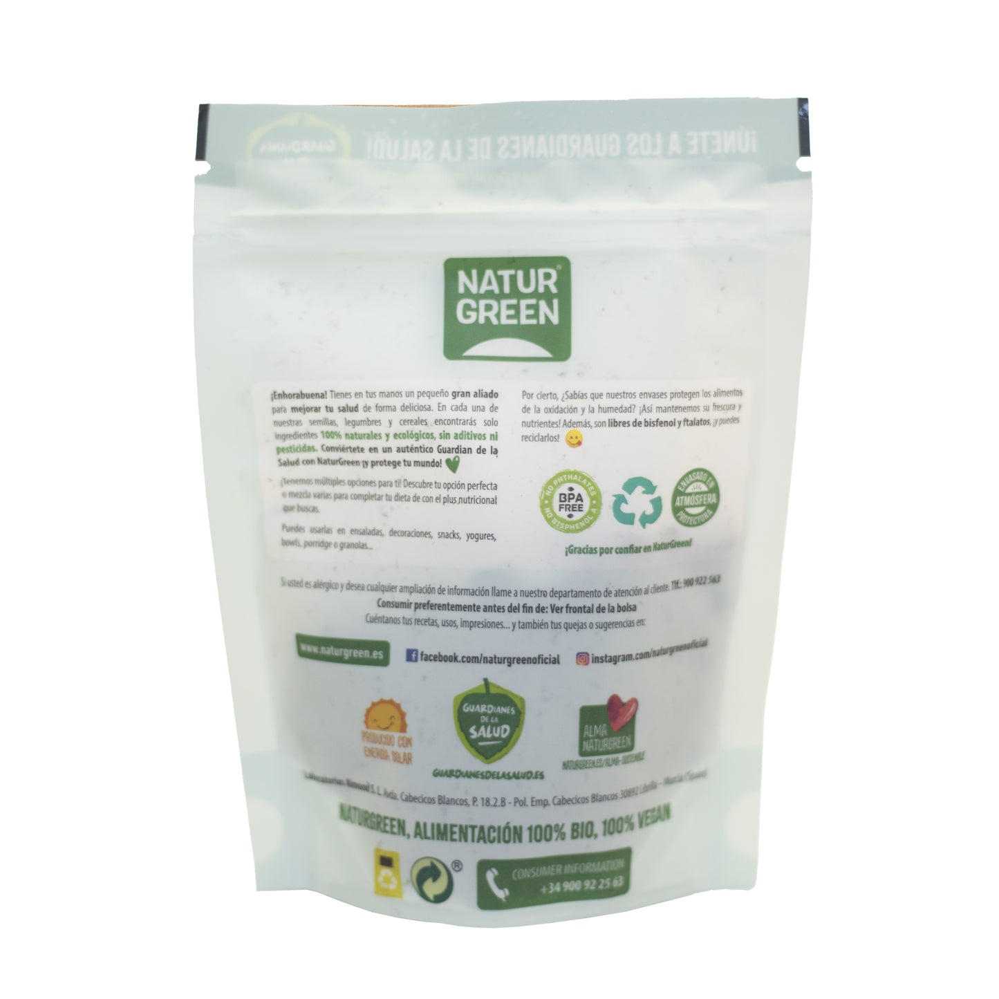 Pack 9x Agar-agar Bio 100g NaturGreen