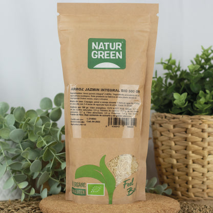 Arroz Jazmín Integral Bio 500g NaturGreen