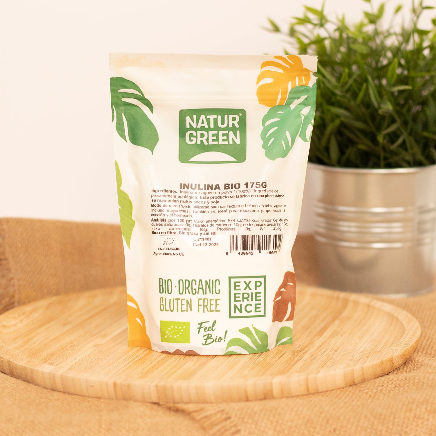 Inulina Bio 175g NaturGreen