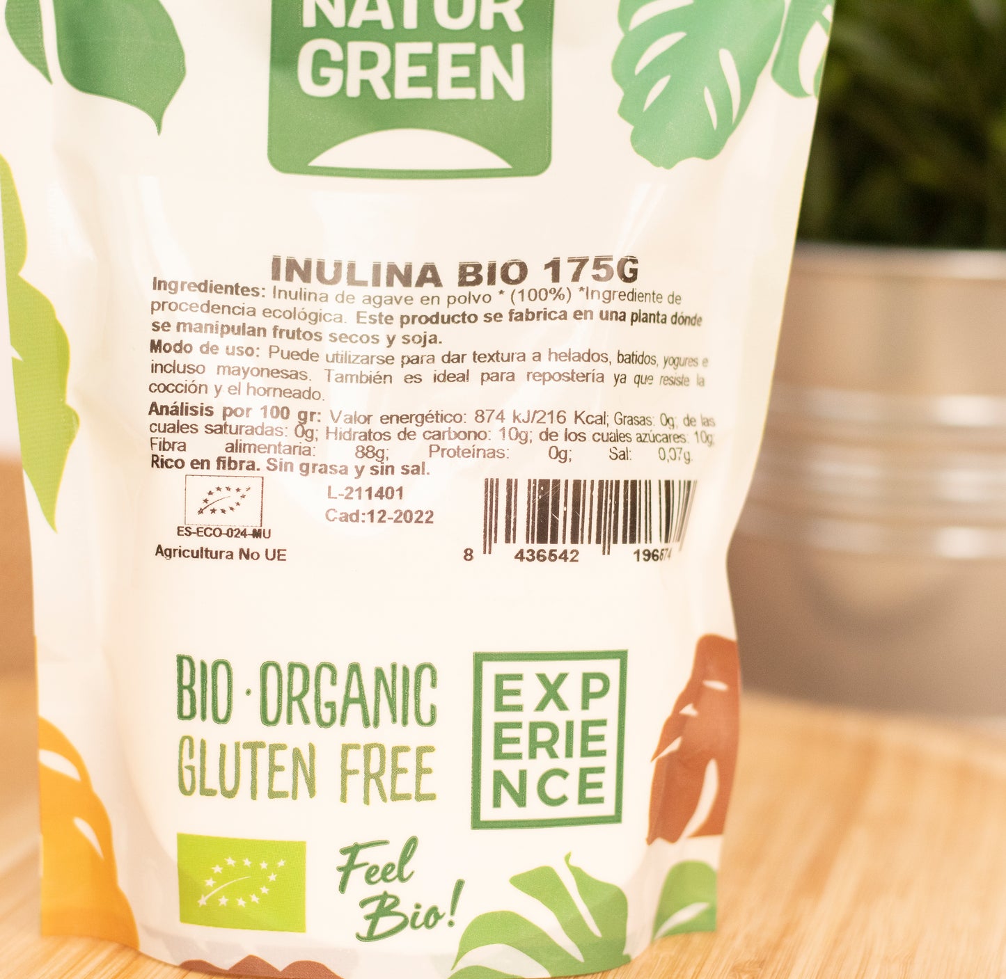 Inulina Bio 175g NaturGreen