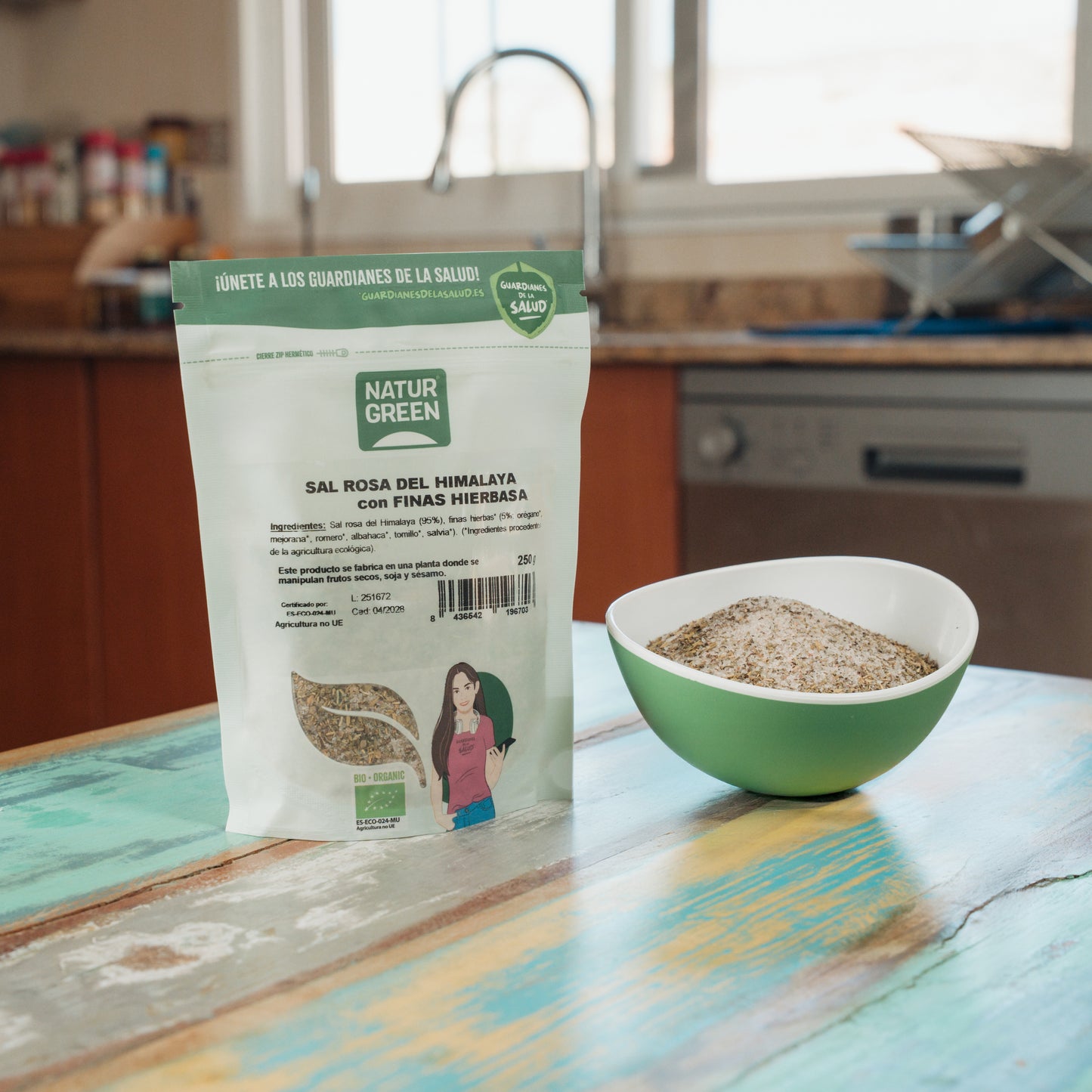 Sal del Himalaya Finas Hierbas 250g NaturGreen
