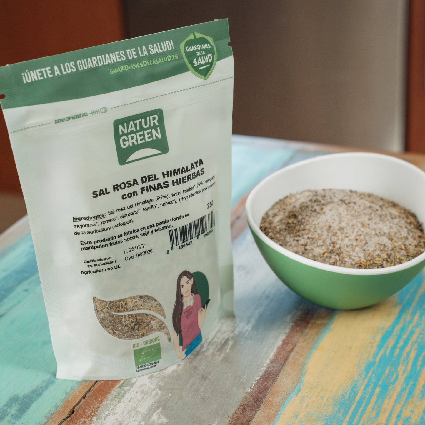 Sal del Himalaya Finas Hierbas 250g NaturGreen