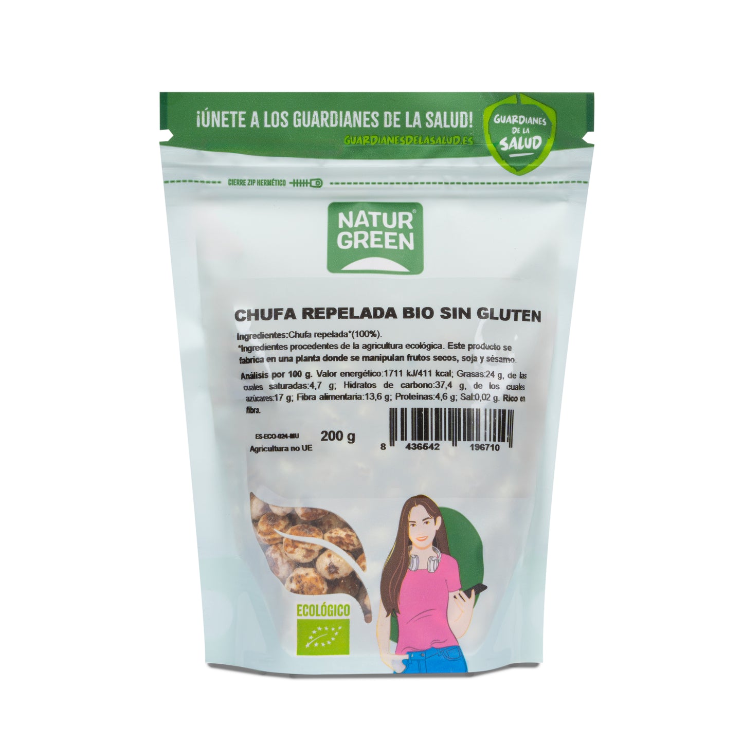 Chufa Repelada Bio 200 g NaturGreen
