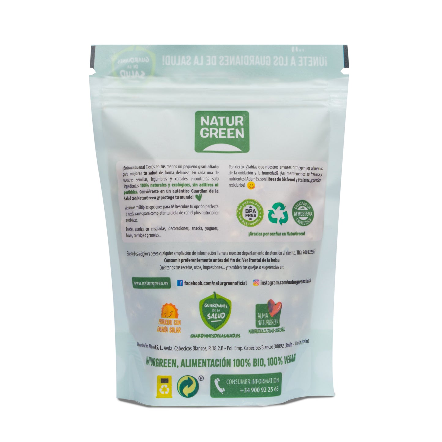 Chufa Repelada Bio 200 g NaturGreen
