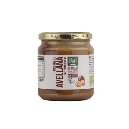 Crema de Avellanas Bio 100% NaturGreen 250g