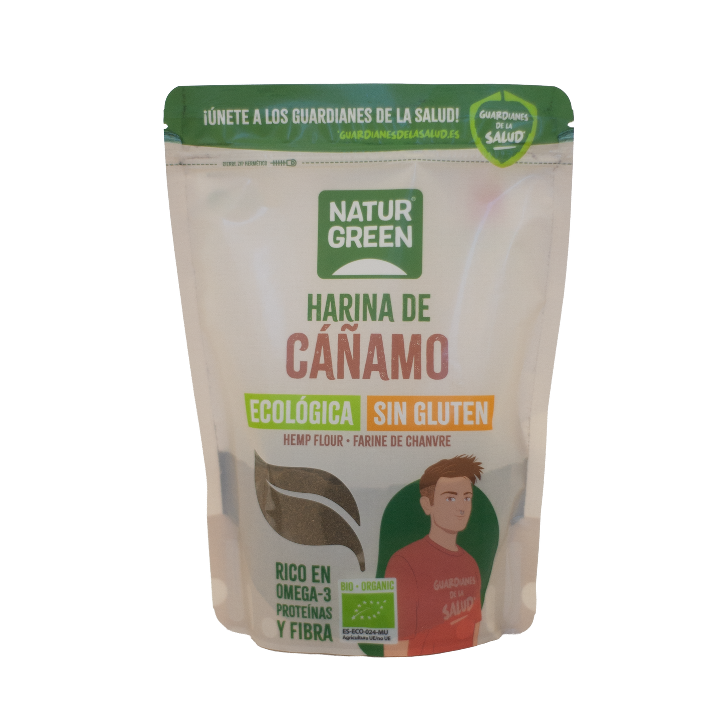 Pack 6x Harina de Cáñamo Bio 300 g NaturGreen