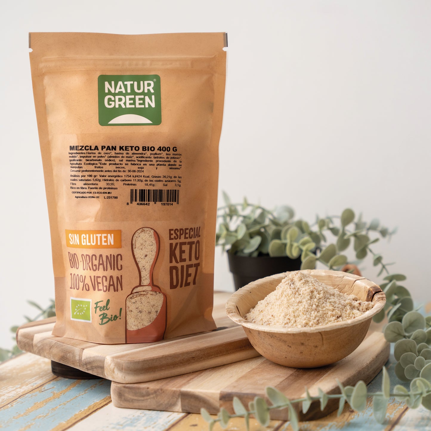 Pan Keto 400 g NaturGreen