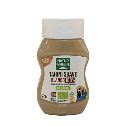 Tahini Suave Blanco Antigoteo Bio 270 g NaturGreen