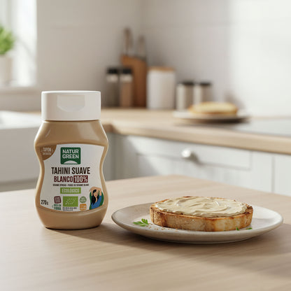 Tahini Suave Blanco Antigoteo Bio 270 g NaturGreen