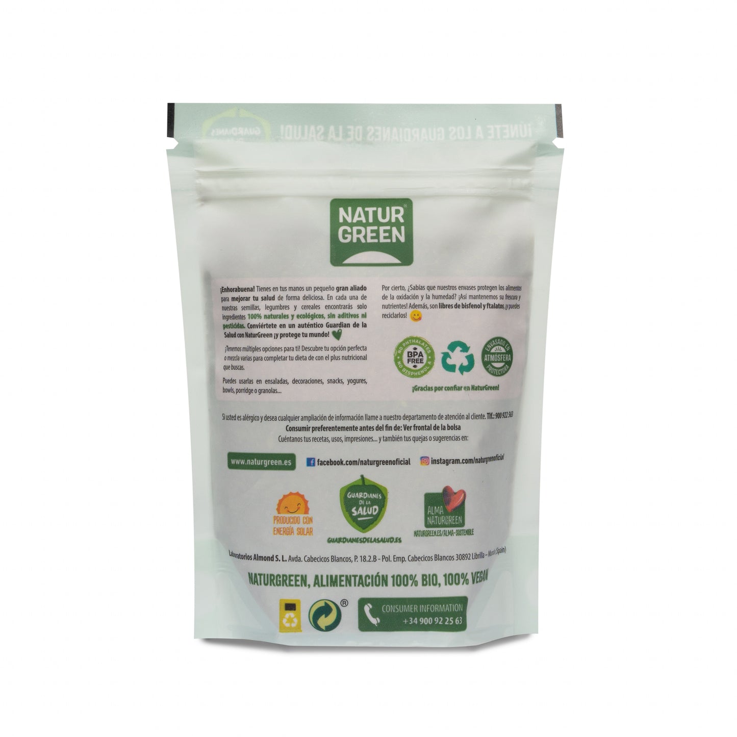 Lino Marrón Ecológico 225g NaturGreen