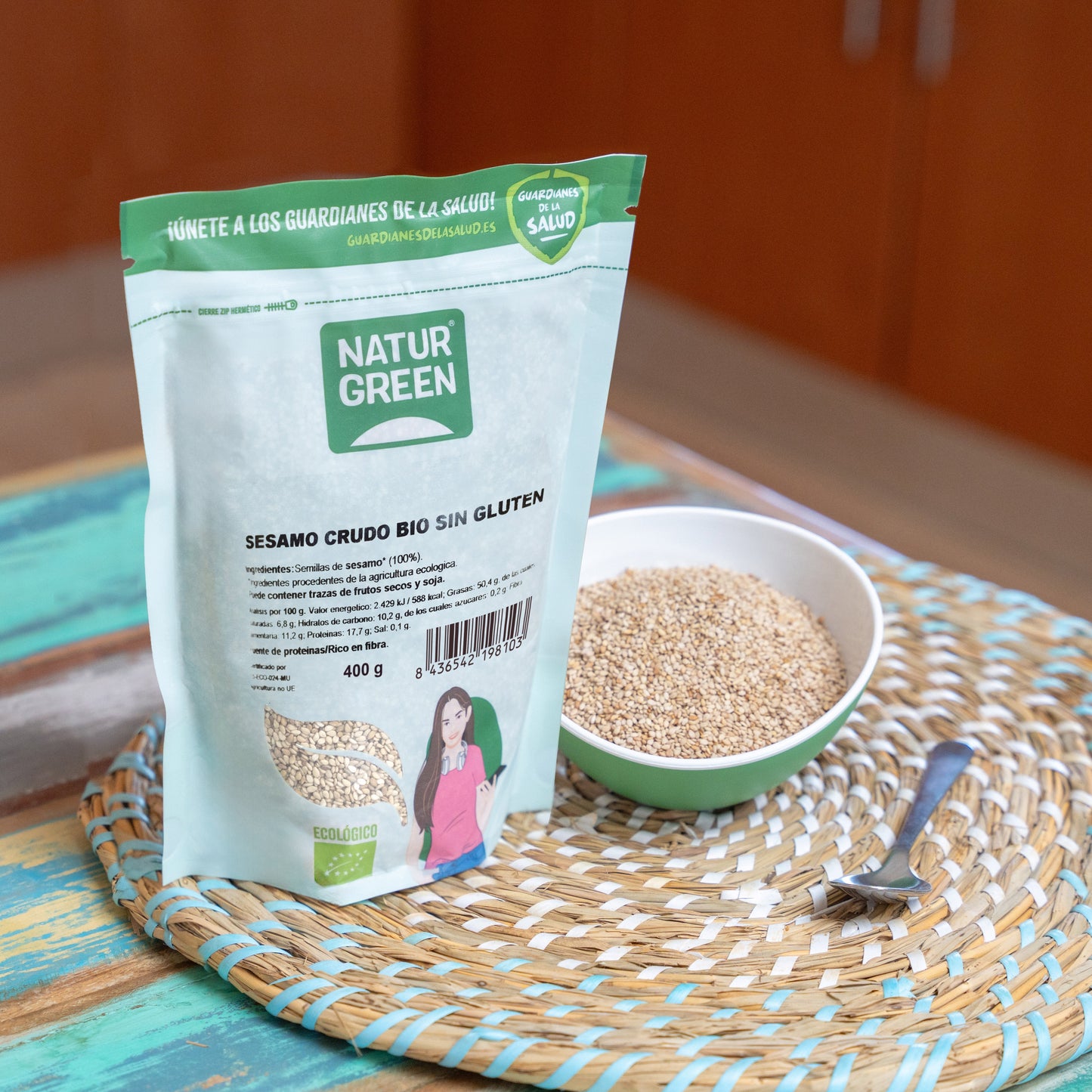 Sésamo Crudo Ecológico 400g NaturGreen