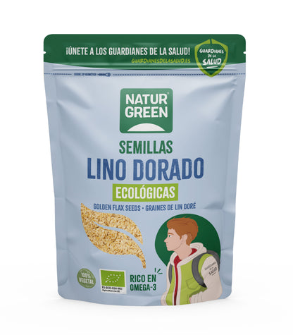Pack 10x Lino Dorado Ecológico 500g NaturGreen