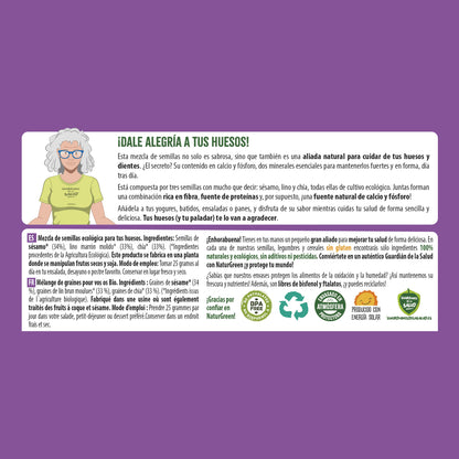 Semillas SmartMix Huesos Bio 175 g NaturGreen