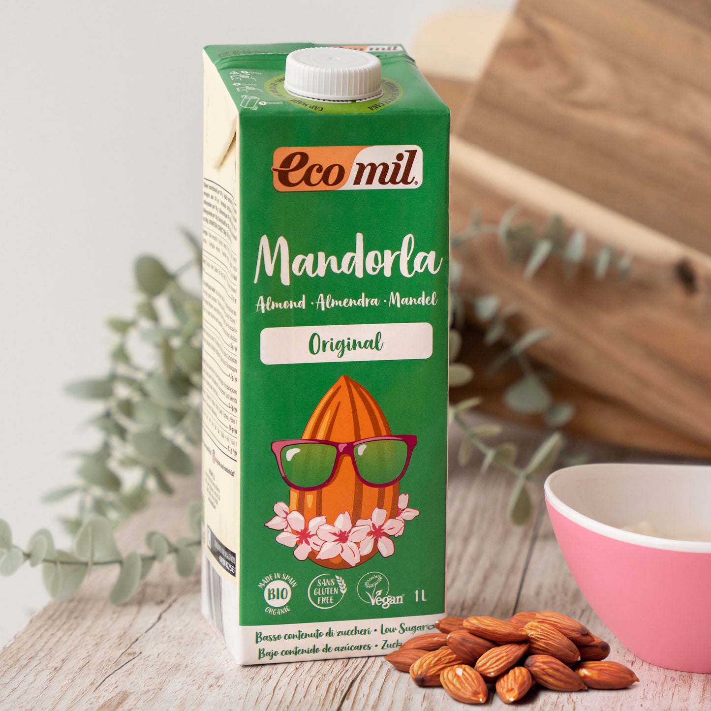 Pack 6x Bebida de Almendra Ecológica Original 1l Ecomil