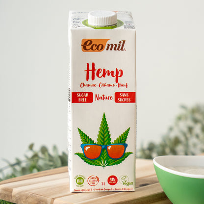 Pack 6x Bebida de Cáñamo Natural Ecológica 1l EcoMil