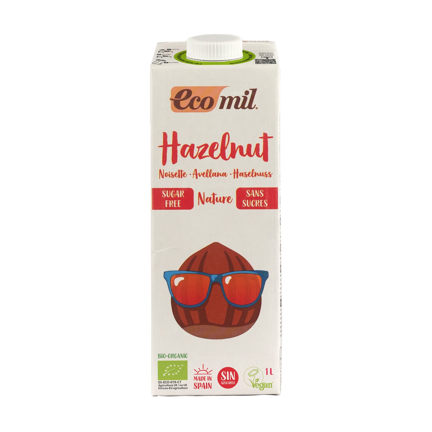 Bebida de Avellanas Ecológica Nature 1L Ecomil