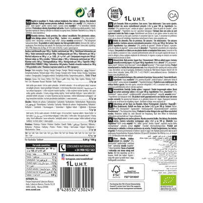 Bebida de Almendra con Proteína Bio Nature 1L Ecomil