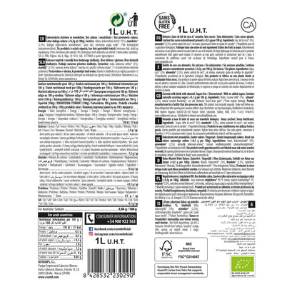 Bebida de Coco y Almendra Bio Nature 1l Ecomil