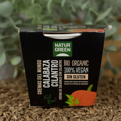 Pack 6x Crema de Calabaza y Cilantro Bio 310g NaturGreen
