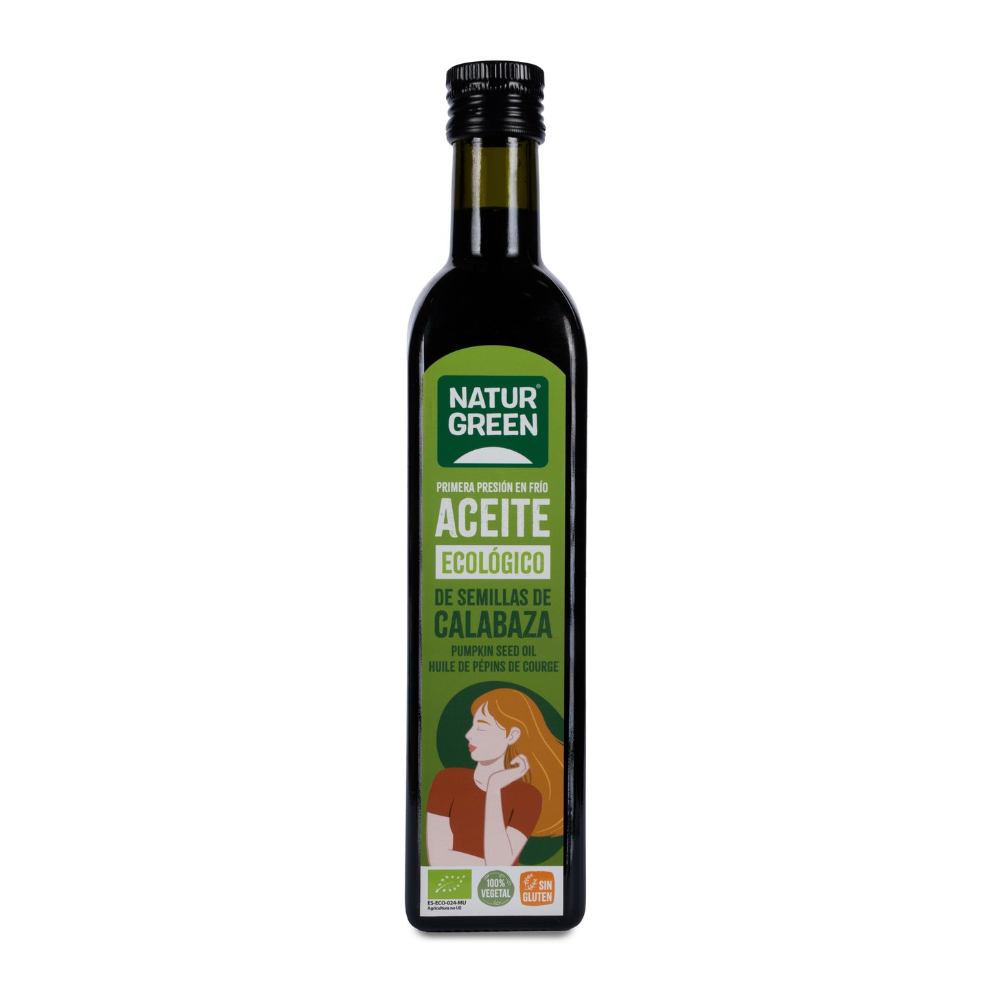 Pack 6x Aceite de Semillas de Calabaza Ecológico 500 ml NaturGreen