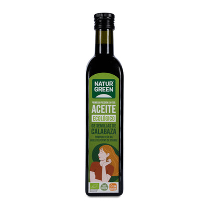 Pack 6x Aceite de Semillas de Calabaza Ecológico 500 ml NaturGreen