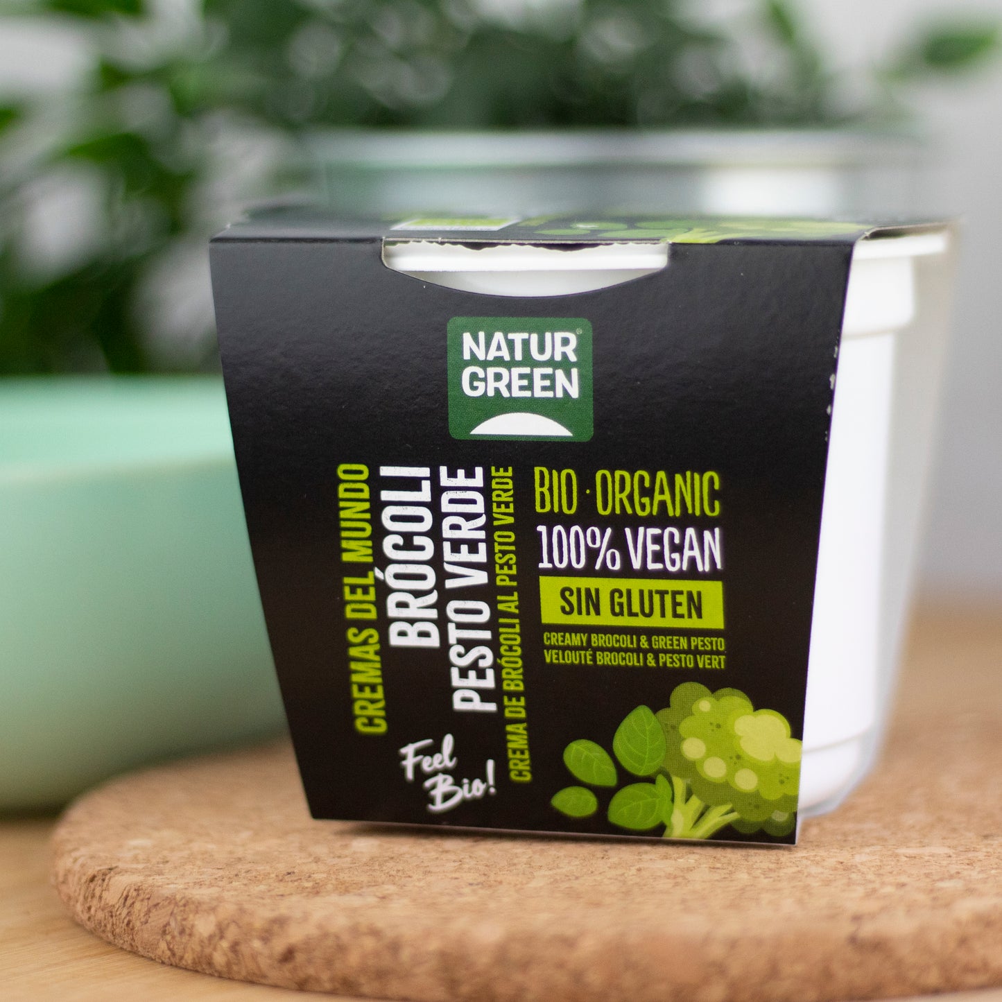 Crema de Brócoli al Pesto Verde Bio 310g NaturGreen