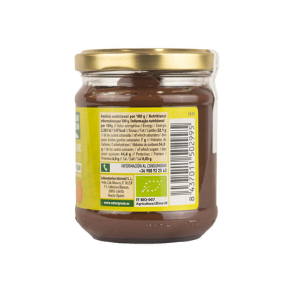 Crema de Almendras y  Cacao Ecológica 200g NaturGreen