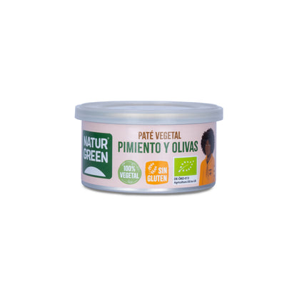 Paté de Pimiento y Olivas Bio 125 g NaturGreen