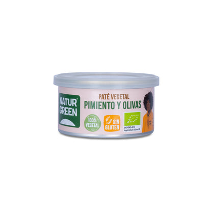 Paté de Pimiento y Olivas Bio 125 g NaturGreen