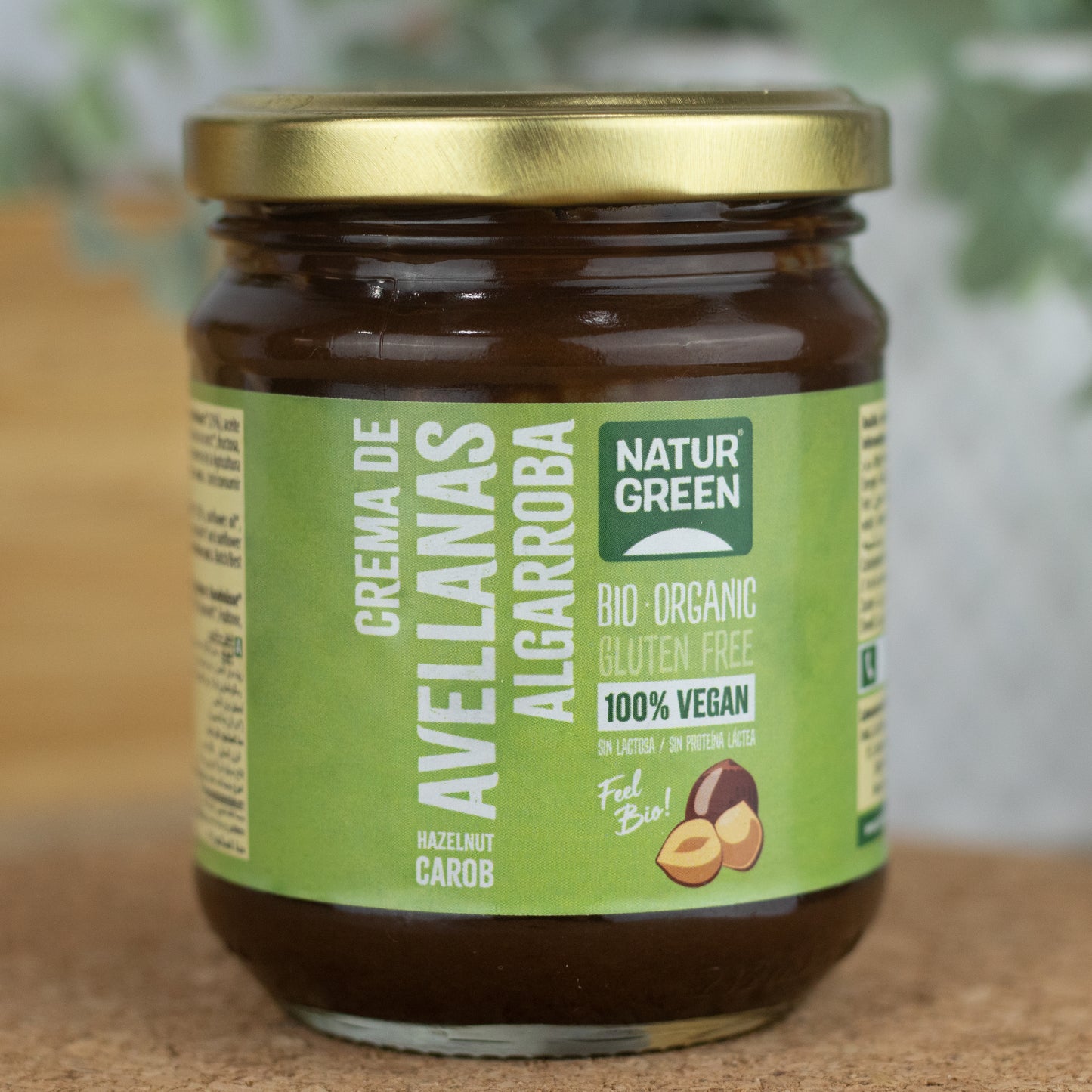 Crema de Avellana y Algarroba Ecológica 200g NaturGreen