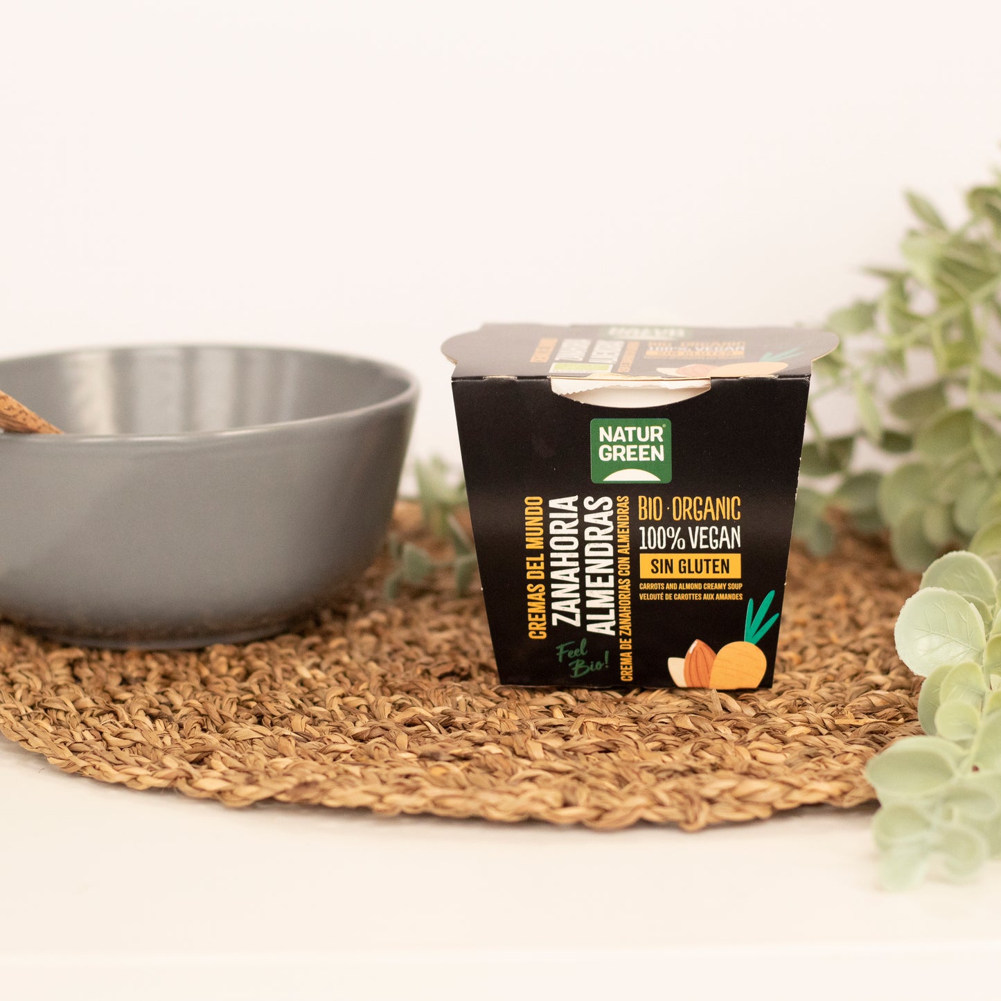 Crema de Zanahoria y Almendras Ecológica 310g NaturGreen