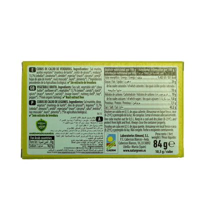 Cubito de Caldo de Verduras Ecológico (10x8,4g) NaturGreen