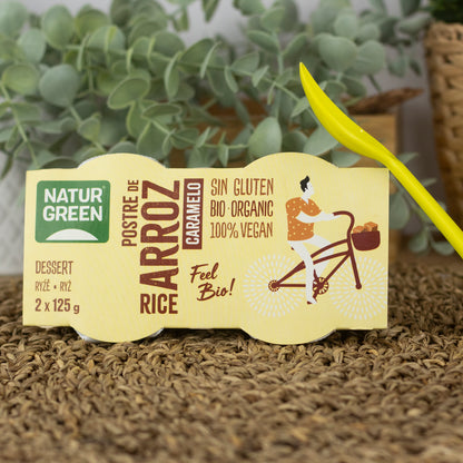 Postre de Arroz con Caramelo Bio (2x125 g) NaturGreen