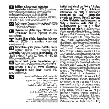 Malta Instantánea Ecológica 100g NaturGreen