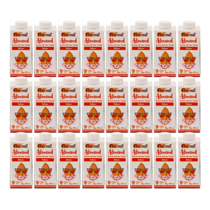 Pack 24x Bebida de Almendra Bio Nature 200ml Ecomil