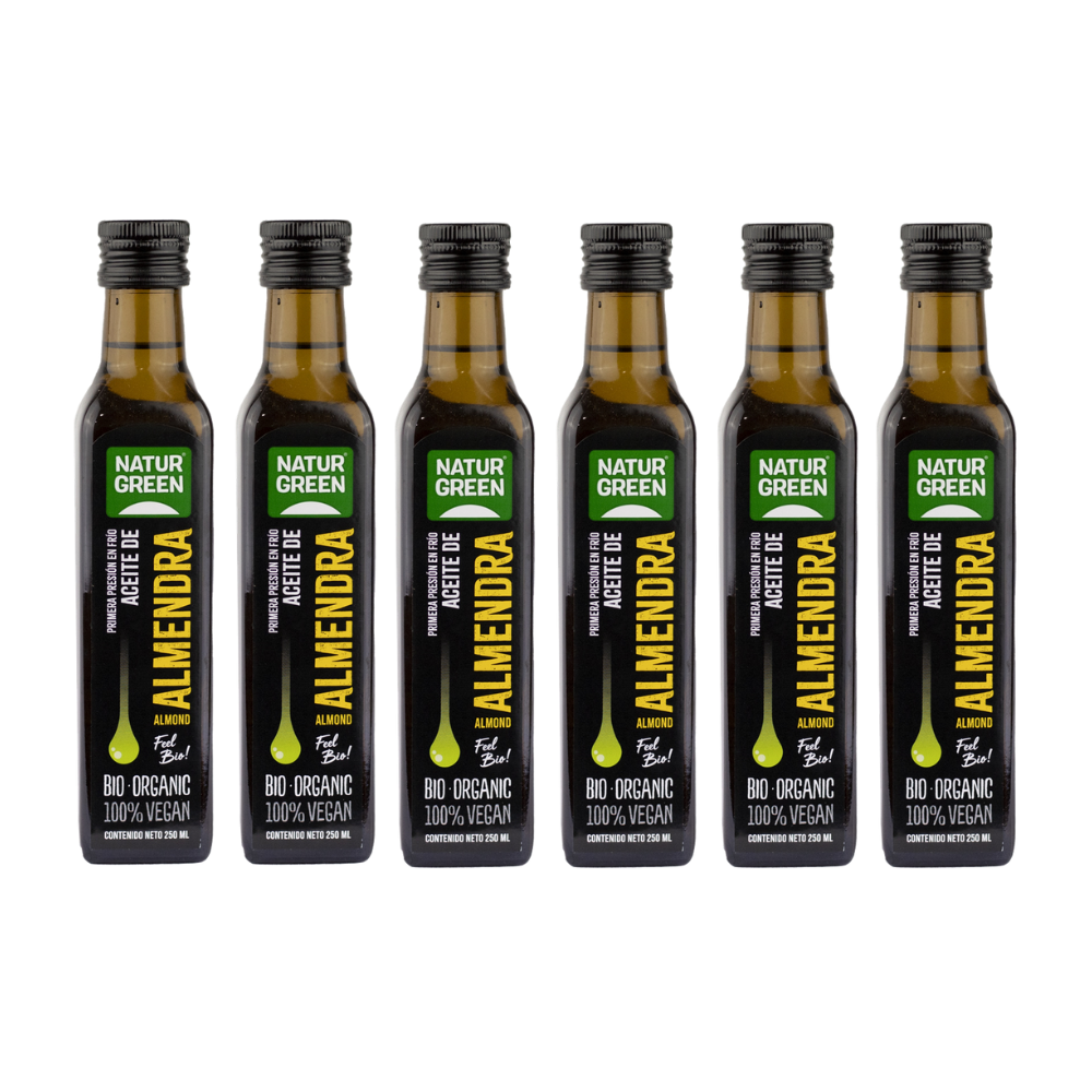 Pack 6x Aceite de Almendra Ecológico 250 ml NaturGreen
