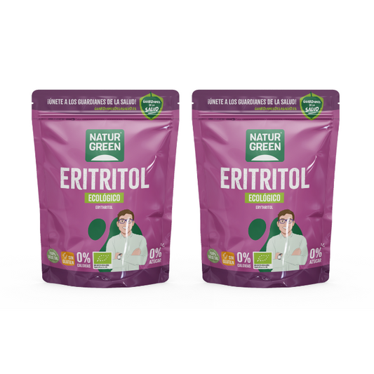 Pack 2x Eritritol Bio 500g NaturGreen