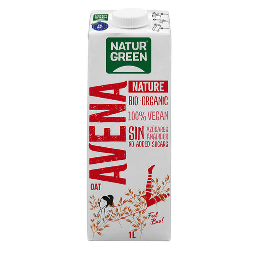 Bebida de avena natural ecol�gica